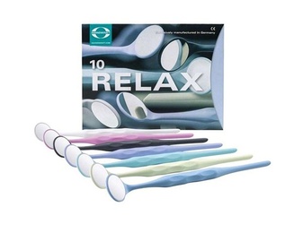 Relax FS Rhodium Mouth Mirror Set - 10 Pieces