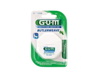 GUM Butlerweave Professional Dental Floss for Effective Plaque Removal