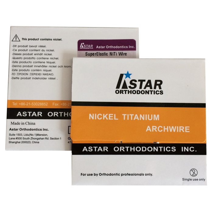 NiTi Aesthetic Ovoid Orthodontic Archwires (5 pcs)