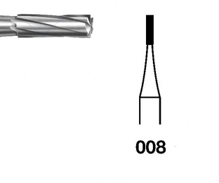 H21 Cylindrical Tungsten Carbide Burs - Pack of 5