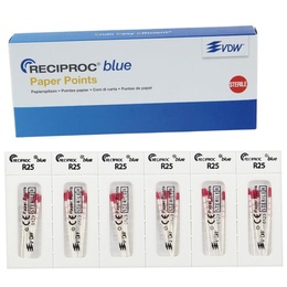 Reciproc Blue Endodontic Paper Points R25, R40, R50 - 180 Units