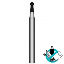 Round FG Diamond Bur with Collar 802 (002) – 5 Pieces