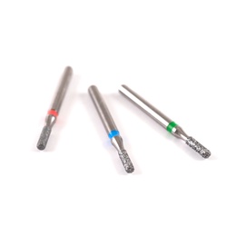 835KR FG Cylindrical Diamond Bur Set - 5 Pieces