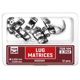 Lug Metal Dental Matrices Set of 12 for Precise Tooth Restoration