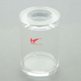 Clear Methacrylate Cotton Roll Box for Dental Clinics and Labs