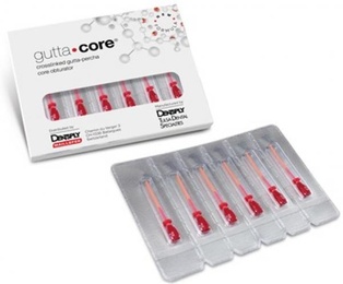 Guttacore Pink Endodontic Obturators with Interwoven Gutta-Percha Core
