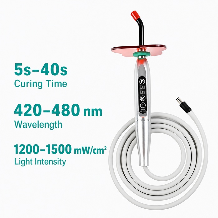 LED Curing Light with 1 Second Curing Time