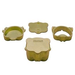 Screwless Dental Muffle for Efficient Prosthetic Processing