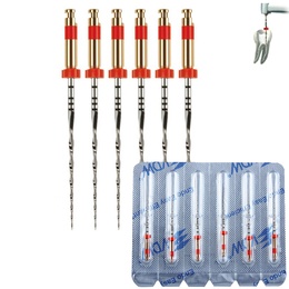 VDW Reciprocating Endodontic Files 25 mm, Set of 6