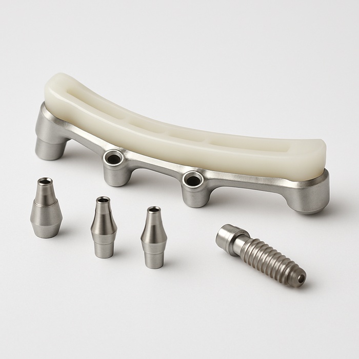Plastic Clip on Implant Bar