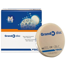 Grandio Multicolor Hybrid Nanoceramic CAD/CAM Disc 12 & 15 mm