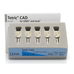 Tetric CAD Cerec/Inlab Aesthetic Composite Block - 5 Units