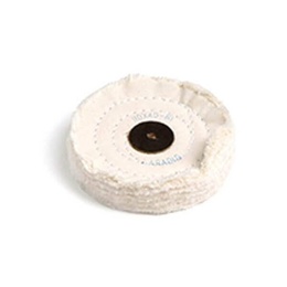 Beige Cotton Disc for Dental Prosthetic Polishing