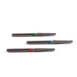 848 FG Flat Conical Diamond Bur Set - 5 Pieces for FG Turbines