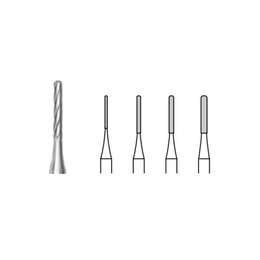 H21XL Tungsten Carbide Flat Cylindrical End Mills for Dental Labs