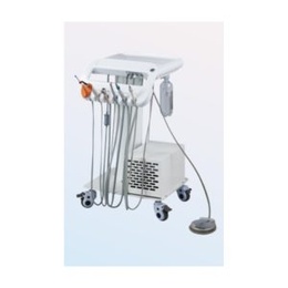 Dental mobile cart with air compressor