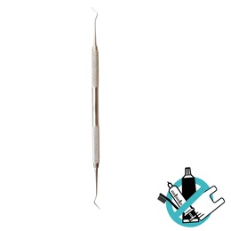 Double Dental Excavator No. 1 with 1 mm Working End
