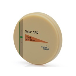 Telio CAD LT Disc A3 LT 20 mm x Ø 98.5 mm for Dental Restorations