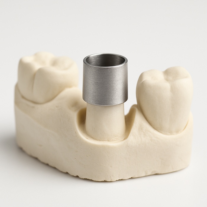 Reduction coping metal