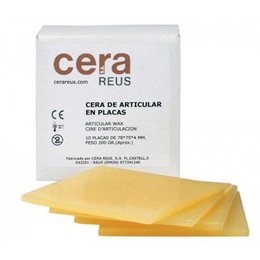 Yellow Articular Wax Sheets for Precise Dental Bite Registration
