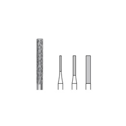 Flat Cylindrical End Mill H364E.123 Tungsten Carbide Bur for Dental Labs