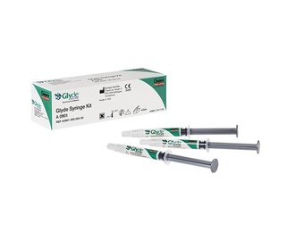 Glyde Intro Pack with 2x3g Chelating Gel and 25 Application Tips for Endodontics