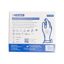 Powder Free Sterile Latex Gloves – Pack of 50 Units