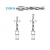 H1 Tungsten Carbide Round Burs, 5 Pieces for Implant Surgery