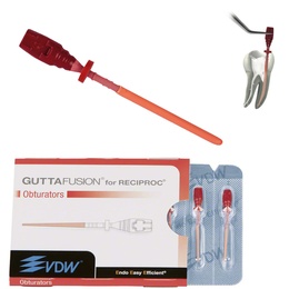 Guttafusion Thermoplastic Gutta-Percha Obturators for Reciproc R40, Pack of 6
