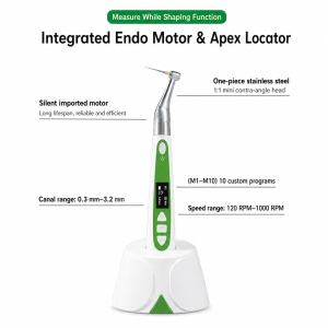Endo Motor with Contra Angle Head and Apex Locator