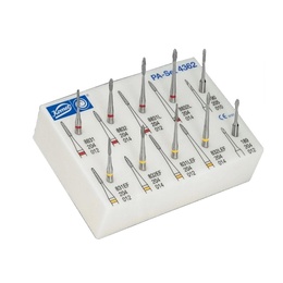 KOMET 4362.204 Handpiece with 10 Strawberry-Shaped Burs for Root Planing
