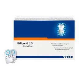Bifluorid 10 Fluoride Lacquer for Dental Hypersensitivity, 50 Single-Dose Units