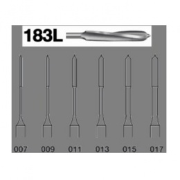 Peeso Bur 183L Endodontic Milling Cutters for Contra-Angle Handpieces, 6 pcs