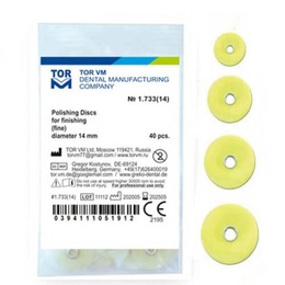 12mm Abrasive Dental Polishing Discs, 40 Pieces Pack