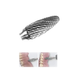 Tungsten Egg Bur H251EQ for High-Speed Handpieces