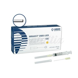 Mirajet Endo Luer 30 Irrigation Needles 0.3 mm, Pack of 100