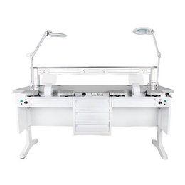 Max Work Twin Big Dental Laboratory Workstation
