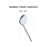 Flat Dental Mirror No. 5 with Cone Socket, Pack of 12