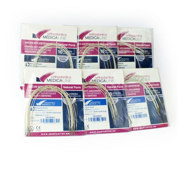 Arco Niti Recto - Arco Ortodoncia (10 units)