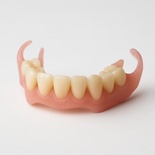 Valplast Partial Acrylic set up try in 4-7 teeth