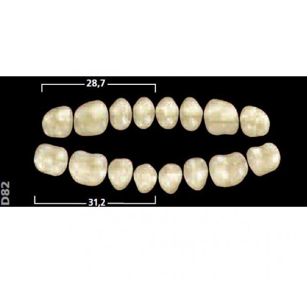 Gnathostar A-D: Lower Posterior Acrylic Teeth (8 units)