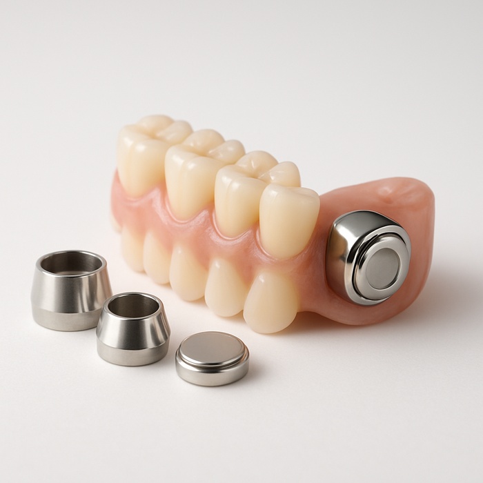 Magnetic Attachment Denture