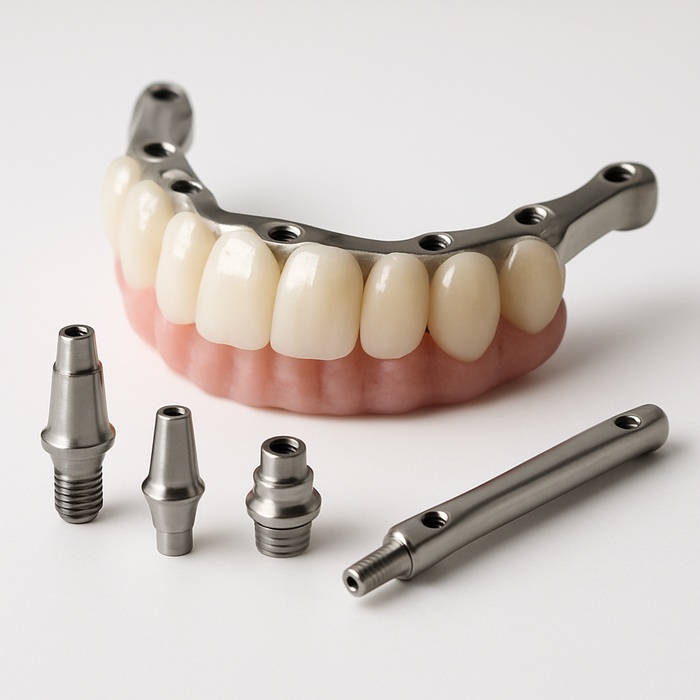 All on 4 (include zirconia crown,gum porcelain)