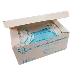 Box of 50 Disposable Dental Face Masks for Professional Use