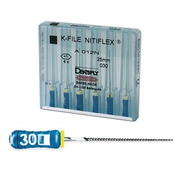 K-File NitiFlex Nickel-Titanium Hand Files Set of 6
