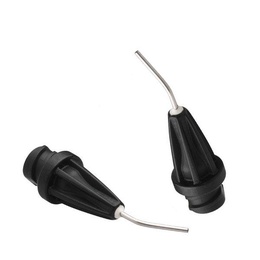 Black LuerLock Cannulas 0.9mm Diameter, Pack of 20
