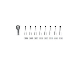 H2 Inverted Cone Tungsten Carbide Bur FG - Pack of 5