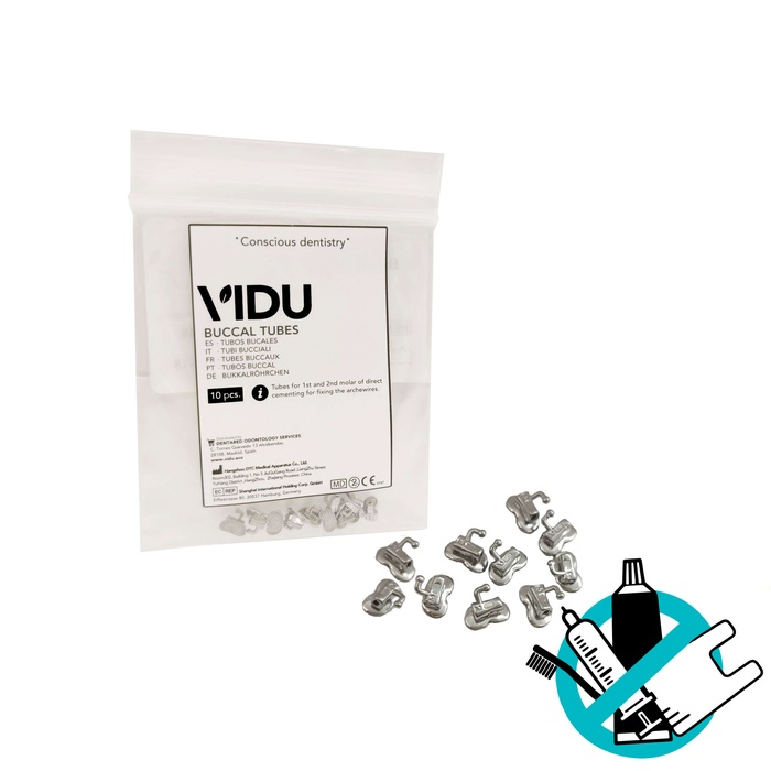 MBT 1st Molar Orthodontic Mouth Tube (10 pcs)