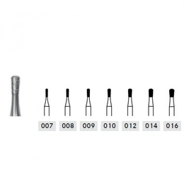 6830RL.314 Diamond Pear FG Dental Burs, 5 Pieces