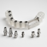 Resin implant guide